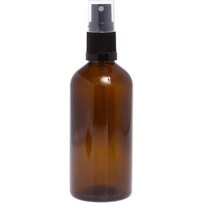 MKN Skleněná lahvička s rozprašovačem 100 ml hnědá
