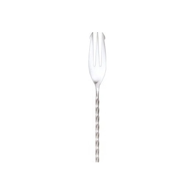 Stříbrná barová lžička Cocktail Kingdom s vidličkou 31,5 cm