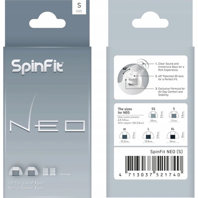 SpinFit NEO -- Roz. S CP100 / CP100+