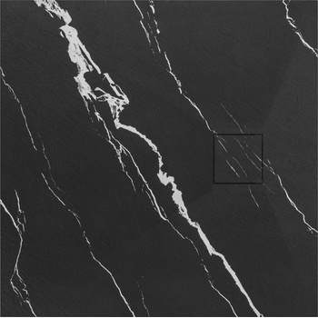 Image 1 of Rea Корито за душ кабина Magnum CARRARA BLACK 90x90 (REA-K7008)