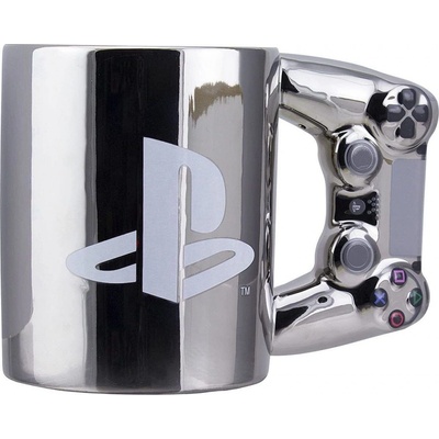 CurePink Keramický hrnek Playstation DS4 Playstation ovladač 500 ml