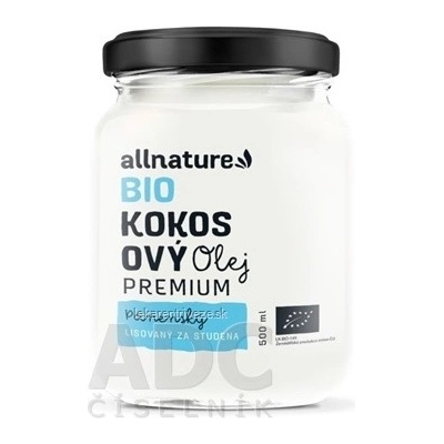 Allnature Premium Kokosový Olej 0,5 l