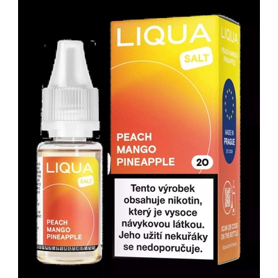Liqua Salt Peach Mango Pineapple 10 ml 20 mg – Hledejceny.cz