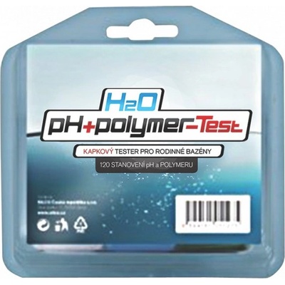 H2O Ph+ polymer test kapkový tester 120 ks