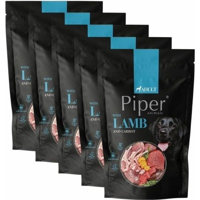 Piper Adult s jehněčím a mrkví 5 x 500 g