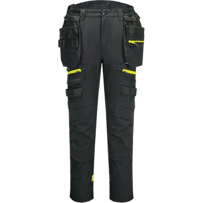 Portwest DX403 nohavice Lightweight Detachable, odopínacie vrecká čierna