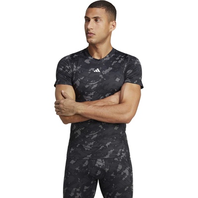 Adidas Тениска Techfit Allover Print Training