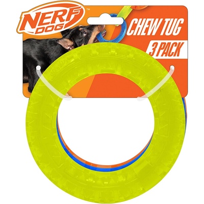 Nerf Dog priehľadné kruhy so spikmi exe 12,5 cm 3 kusy