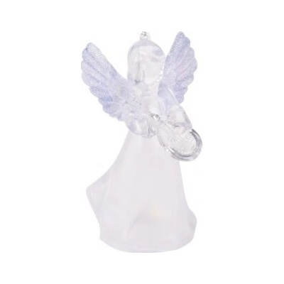 Sezónkovo Závesný anjel s LED 11 cm