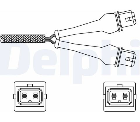 Lambda sonda DELPHI ES20244-12B1 (ES2024412B1)