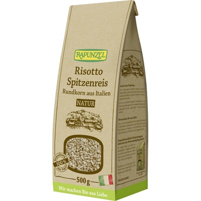 Rapunzel Bio kulatozrnná rýže Ribe na risotto přírodní a celozrnná 0,5 kg