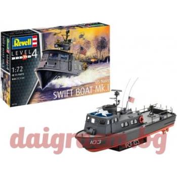 Revell Хоби модел REVELL 05176 - Американска военноморска лодка, US Navy SWIFT BOAT Mk. I (R05176)