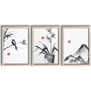Wallity Картини в комплект 3 бр. 38x53 cm - Wallity (585DZL1302)