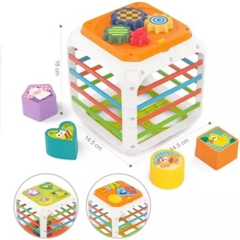 Huanger Куб за сортиране на форми - 16 см (he0555)