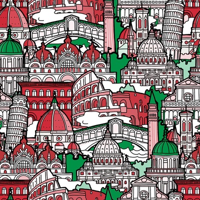Takoy Šusťákovina se zátěrem I love Italy by Takoy® v barvách vlajky