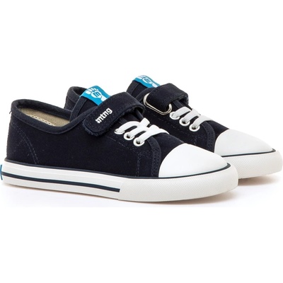 MTNG Detské barefoot tenisky Canver navy