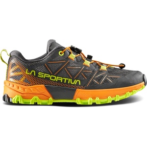 La Sportiva Детски маратонки La Sportiva Kid's Bushido II Trail running shoes - Carbon / Hawaiian Sun - размер 29 (EU) (702-2581-0115)
