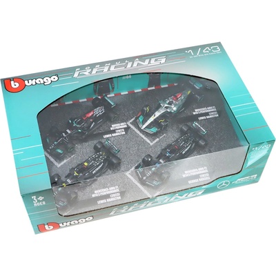 Bburago MercedesAMG F1 Set 4 ks 1:43