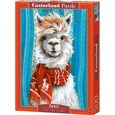 Castorland Lama se šálou 500 dílků