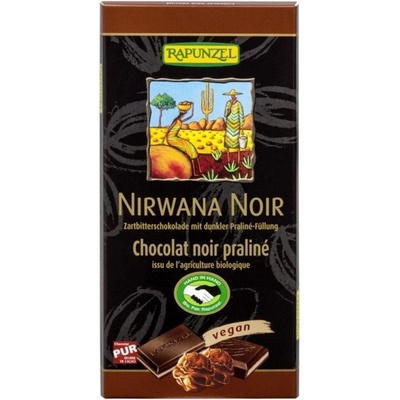 Rapunzel Nirwana Horká čokoláda s pralinkovou náplňou 100 g