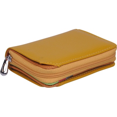 NovaKabelka D8304 Giallo dámska kožená peňaženka žltá