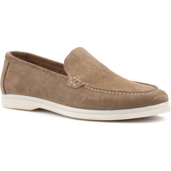 Мъжки мокасини от естествена кожа в бежово