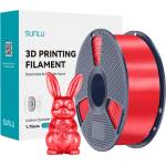 Sunlu PLA+ копринен филамент (червен) (PLA+ Silk R)