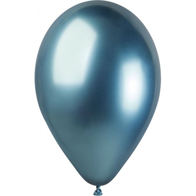 SMART Balónky chromované modré lesklé průměr 33 cm