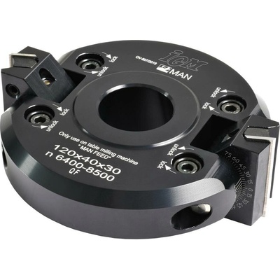 IGM F607 Úhlová stavitelná fréza +-45° MAN - D120x40 d30 Z2 ALU