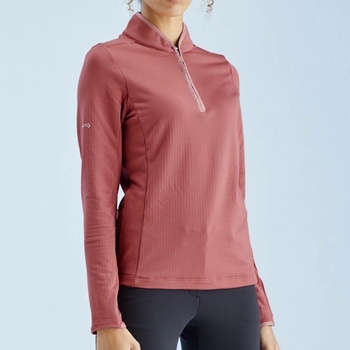 Ping Abigale 1/4 zip Fleece Midlayer Rose