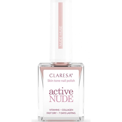 Claresa Lak na nehty Active NUDE 9,5ml Nude Muse