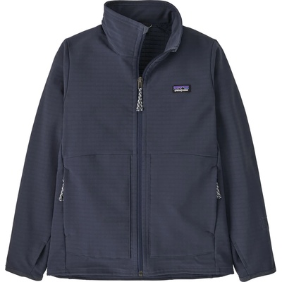 Patagonia Детско софтшел яке Patagonia Kid's R1 Techface Jacket Softshell jacket - Smolder Blue (703-5297-0214)