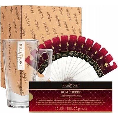 Richmont Rum Třešňový ovocný a bylinný čaj 12 x 6 g