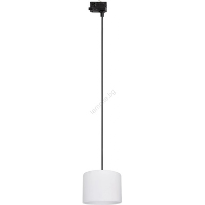 TK Lighting Пендел 3-фазна релсова система TRACER 1xE27/15W/230V Ø 20 см черен/бял (TK10699)