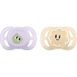 Philips Залъгалки Philips Avent Ultra Start - 0-2 м, с кутийка, 2 броя, очички, за момиче, new (SCF075/13) - baby