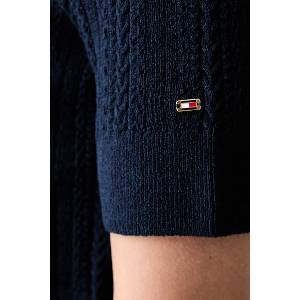 Tommy Hilfiger жилетка дамска с памук (WW0WW50070)