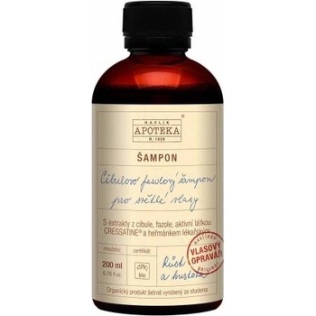 Havlíkova apotéka Cibulovo fazolový šampon na světlé vlasy 200 ml