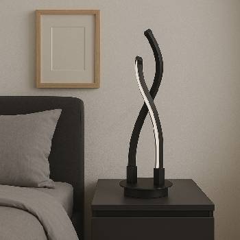 Onli - led Настолна лампа dafne led/12w/230v 4000k 48 см черен (ol0453)