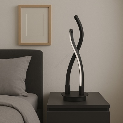 Onli - led Настолна лампа dafne led/12w/230v 4000k 48 см черен (ol0453)