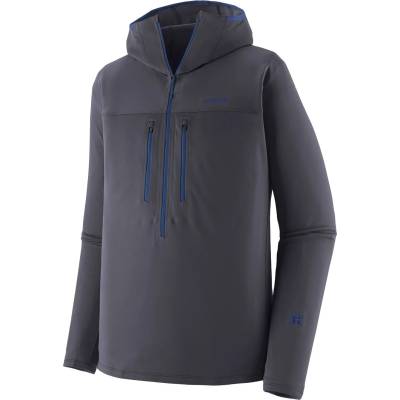 Patagonia Мъжки поларен пуловер Patagonia R1 Ultralight Hoody Fleece jumper - Smolder Blue (005-7064-0312)