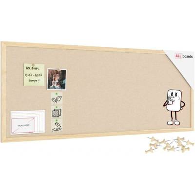 Allboards TFCAMEL104C Textilní tabule 100 × 40 cm