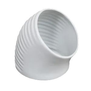 Gural Porselen - Nevada Купа наклонена с релеф 14cm. 650ml. (NVD 14 SO) (0180269)
