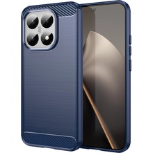 Techsuit - Carbon Silicone puzdro s karbónovým vzorom pre Xiaomi 15T - modré