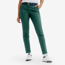 INESIS Dámske bavlnené golfové chino nohavice MW500 zelené