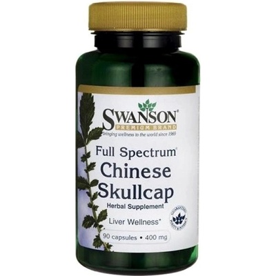 Swanson Full Spectrum Chinese Skullcap 400mg, 90 kapslí