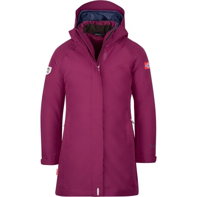 Trollkids Детско палто Trollkids Girl's Senja 3in1 Coat - Plum / Navy - размер 98 (EU) (703-2825-0612)