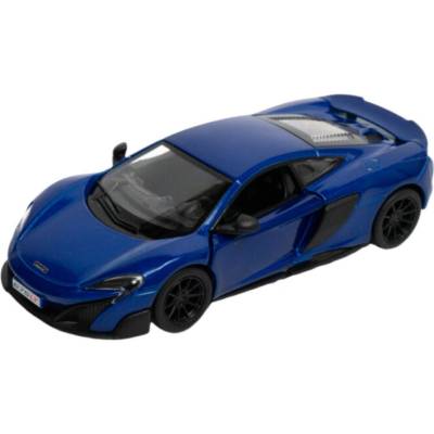 Kinsmart Метална количка Kinsmart - McLaren 675LT, 1: 36, синя (54118)