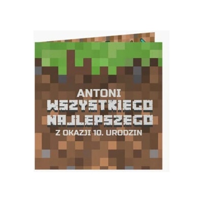 Fotopřání Pro něj: Pixely, 14x14 cm - 337724