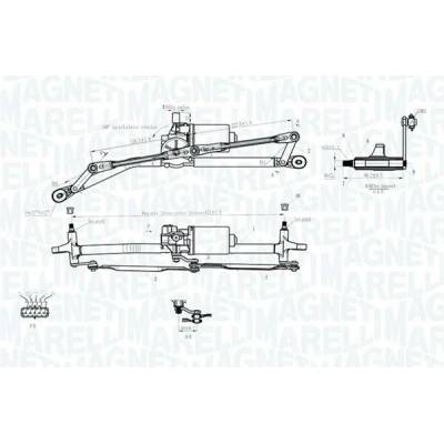 Systém čištění skel MAGNETI MARELLI 064012001011