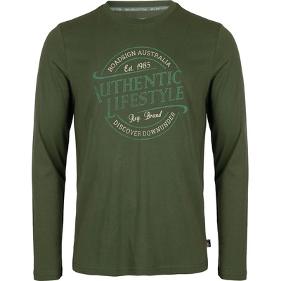 Roadsign Australia pánské tričko s dlouhým rukávem Authentic Lifestyle zelená zelené